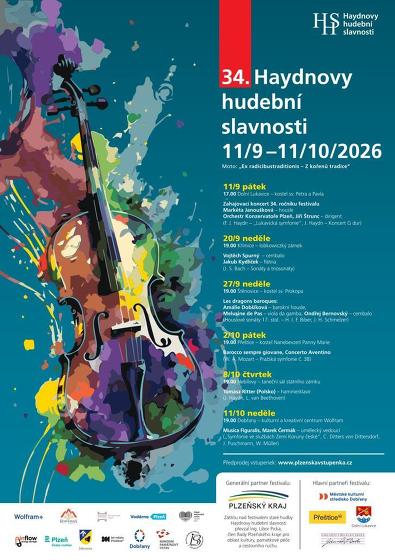 Plakát události Haydnovy hudební slavnosti 2026