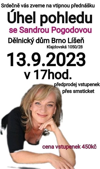 Plakát události Úhel pohledu  Sandra Pogodová