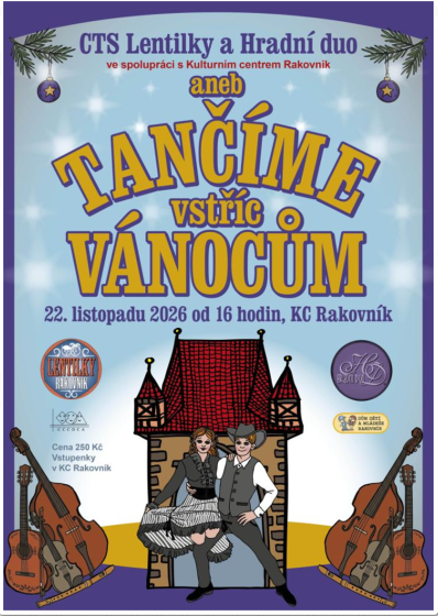 Plakát události Tančíme vstříc Vánocům