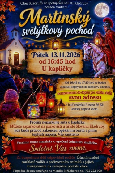 Plakát události Martinský světýlkový pochod