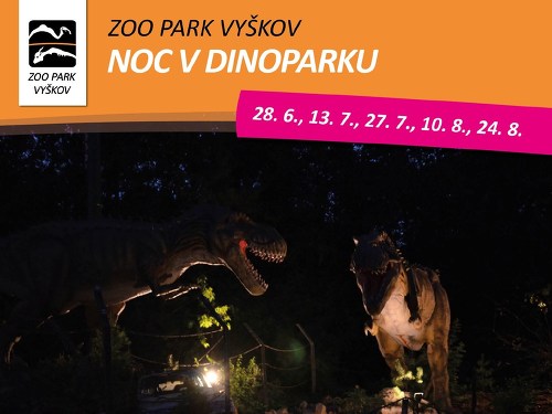 Plakát události Noc v DinoParku
