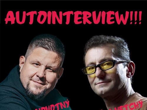 Plakát události AutoInterview! S Ondrou Vetchým a Michalem Novotným