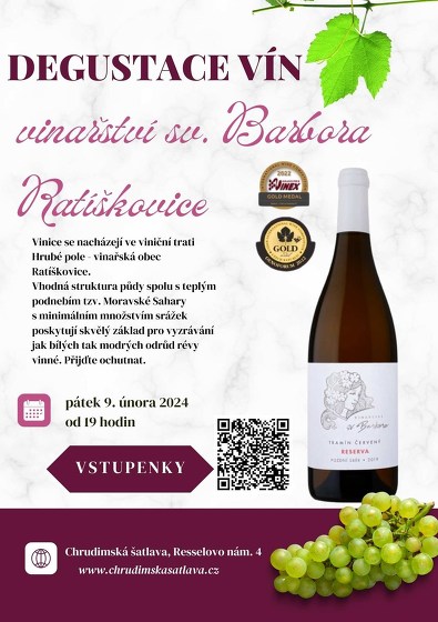 Plakát události Degustace vín vinařství sv. Barbora