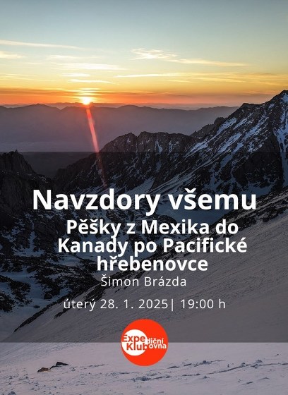 Plakát události Navzdory všemu – Pěšky z Mexika do Kanady