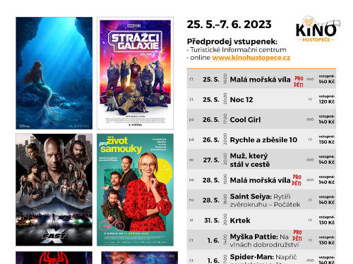 Plakát události Promítání v Kině Hustopeče