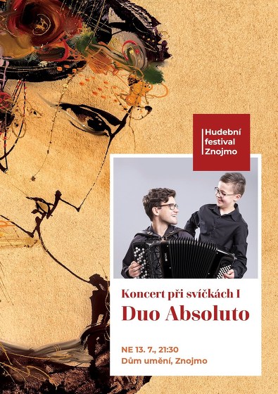Plakát události KONCERT PŘI SVÍČKÁCH I.: Duo Absoluto