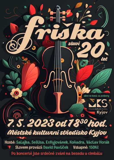 Plakát události Friška slaví 20 let