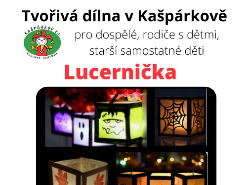 Plakát události Tvořivá dílna - lucernička