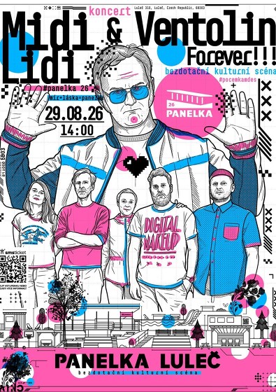Plakát události Midi Lidi & Ventolin Forever ! ! !