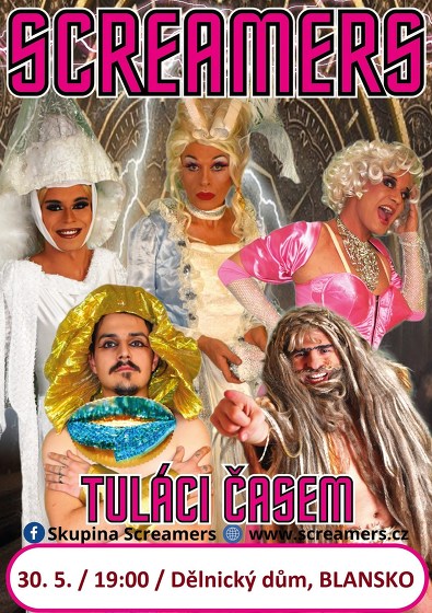 Plakát události SCREAMERS: Tuláci časem
