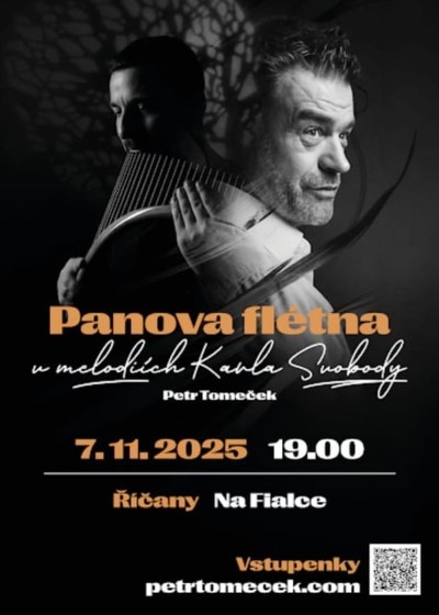 Plakát události Petr Tomeček / Panova flétna v melodiích Karla Svobody