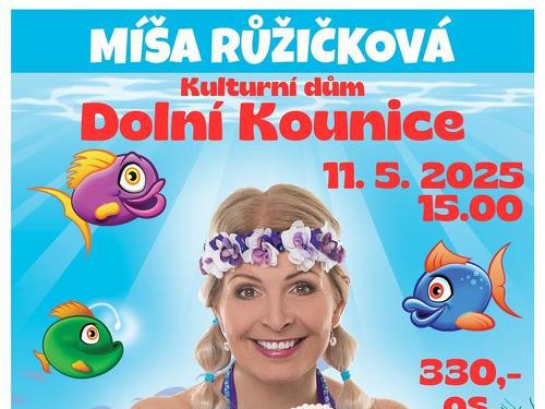 Plakát události Míša Růžičková: Hurá za dobrodružstvím - Dolní Kounice