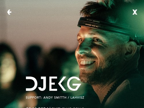 Plakát události DJ EKG