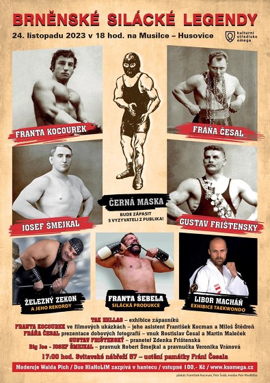 Plakát události Brněnské silácké legendy