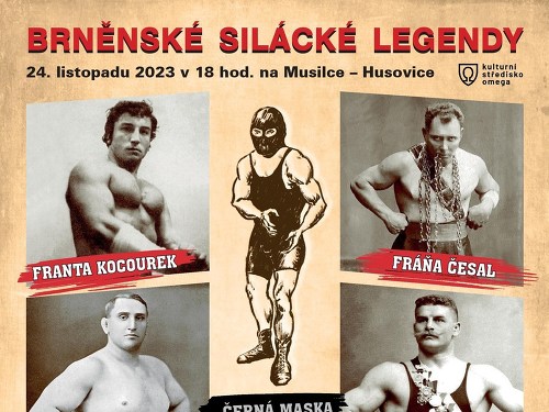 Plakát události Brněnské silácké legendy