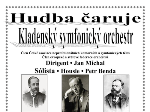 Plakát události Hudba čaruje - Kladenský symfonický orchest