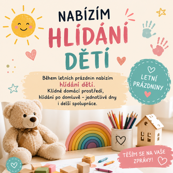 Hlídání o letních prázdninách