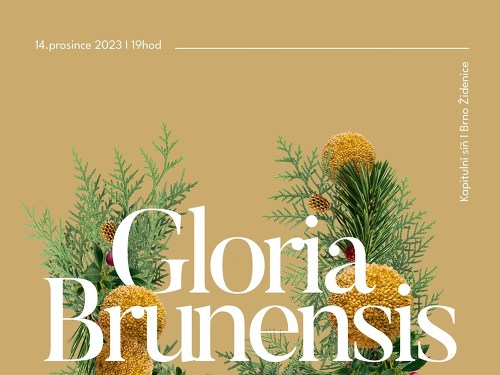 Plakát události Vánoční koncert s Gloria Brunensis