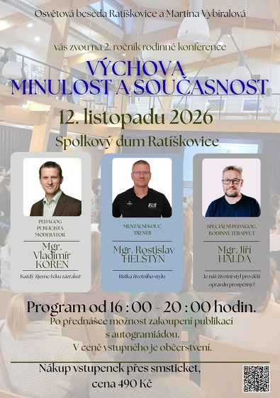 Plakát události 2. Výchovná konference - Výchova minulost a současnost