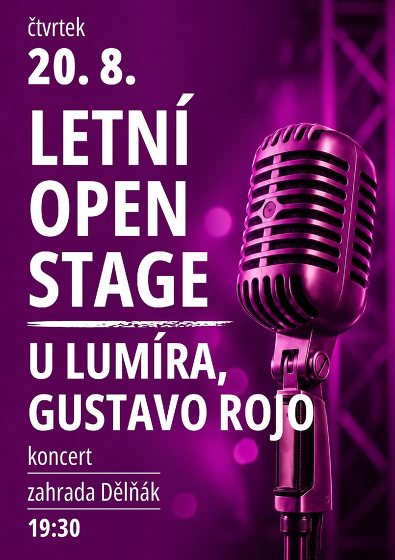 Plakát události Letní Open Stage