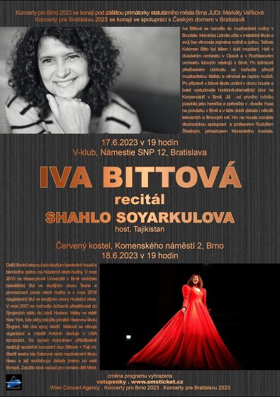 Plakát události Iva Bittová, recitál