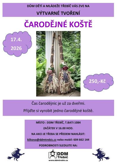 Plakát události Čarodějné koště