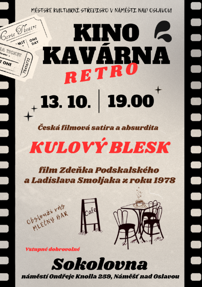 Plakát události Kinokavárna - Kulový blesk