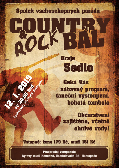 Plakát události Country bál