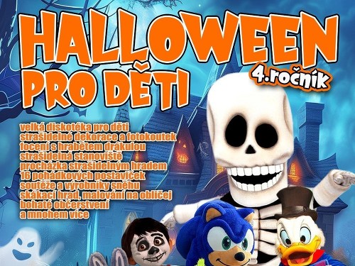 Plakát události Strašidelný Halloween pro děti