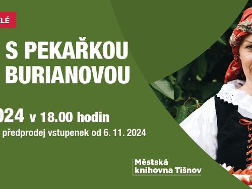 Plakát události Beseda s pekařkou Petrou Burianovou
