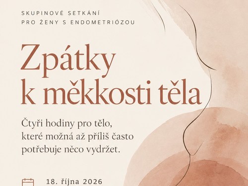 Plakát události Skupinové setkání pro ženy s endometriózou