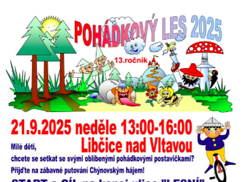 Plakát události 13. pohádkový les