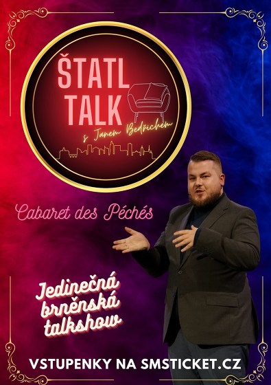 Plakát události Štatltalk s Janem Bedřichem