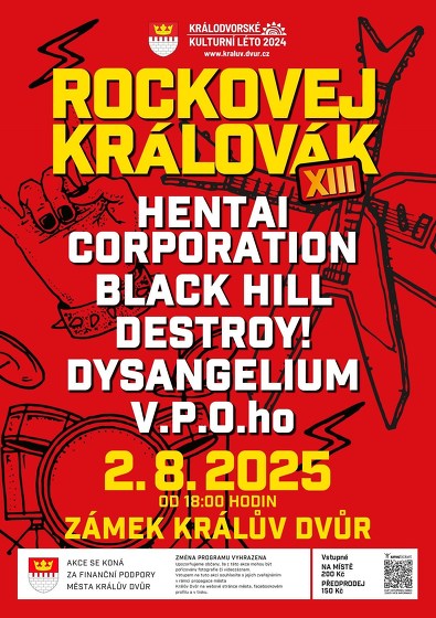 Plakát události Rockovej Královák XIII.