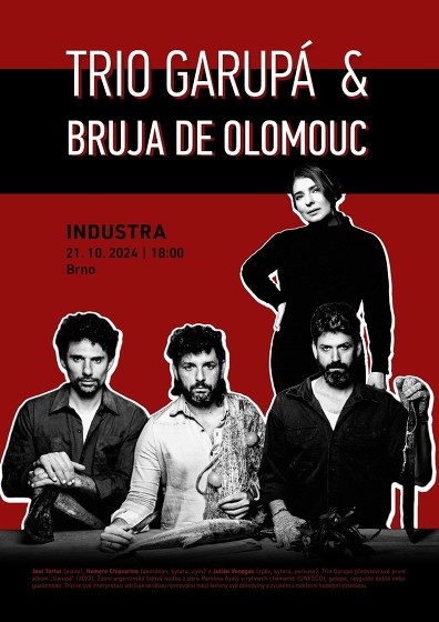 Plakát události Trio Garupá & Bruja De Olomouc