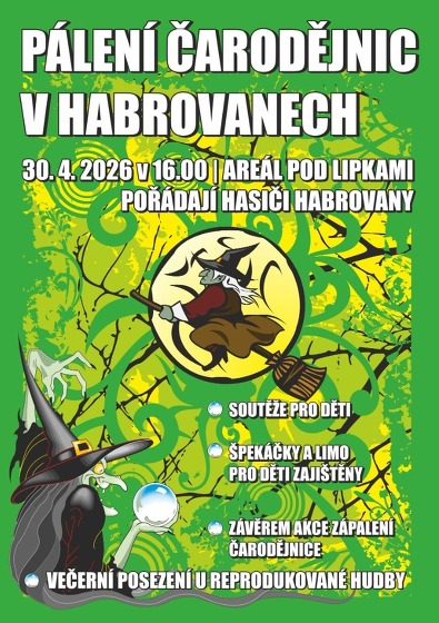 Plakát události Pálení čarodějnic