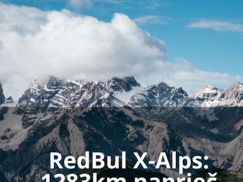 Plakát události RedBul X-Alps: 1283km naprieč Alpami aj napriek všetkému