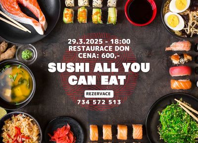 Plakát události SUSHI - sněz co můžeš