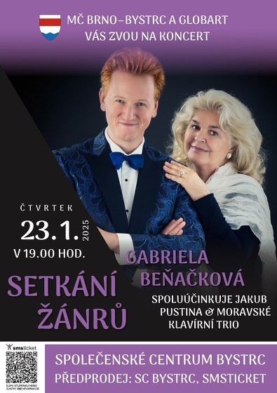 Plakát události Gabriela Beňáčková & Moravské klavírní trio
