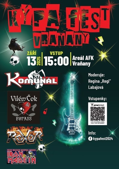 Plakát události Kýpa fest Vraňany