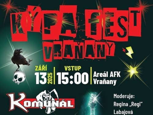 Plakát události Kýpa fest Vraňany