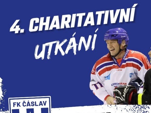Plakát události 4. Charitativní hokejové utkání FK Čáslav - ŠMICER TEAM