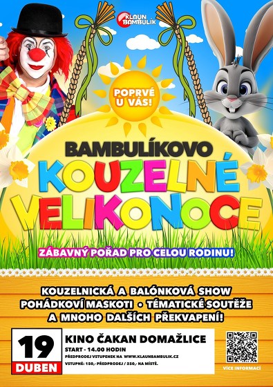 Plakát události Bambulíkovo kouzelné Velikonoce | DOMAŽLICE