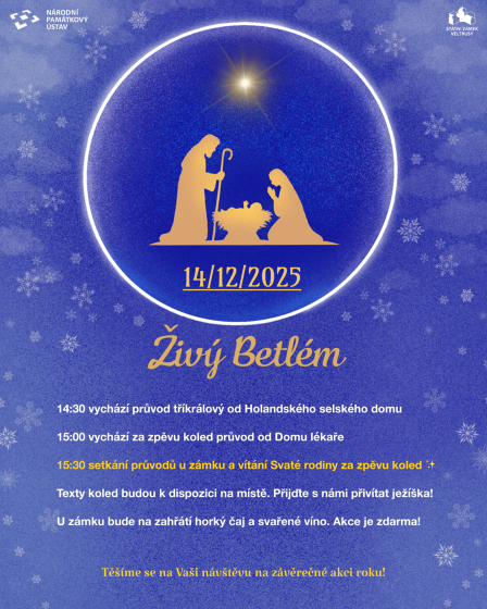 Plakát události Živý Betlém