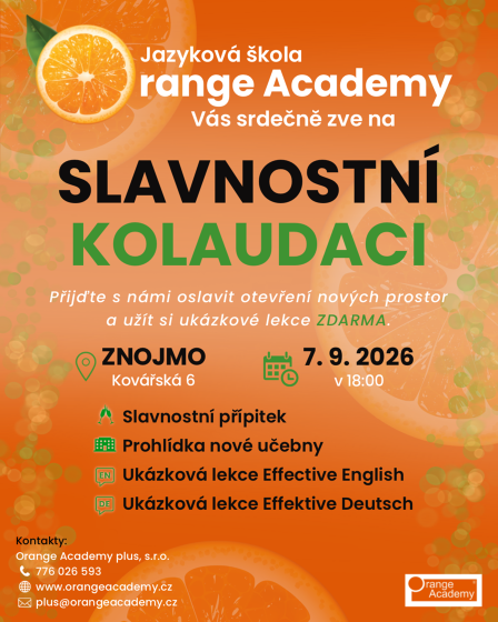 Plakát události Slavnostní kolaudace a ukázkové lekce ZDARMA
