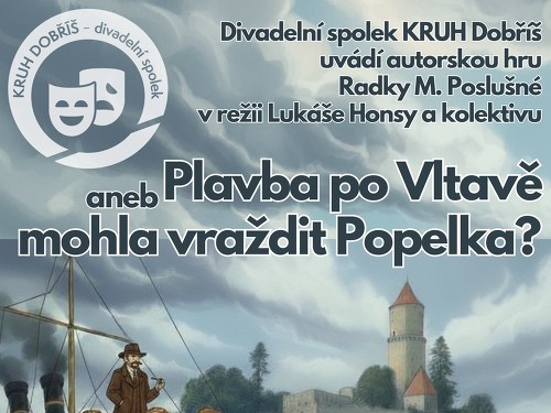 Plakát události Plavba po Vltavě aneb mohla vraždit Popelka?
