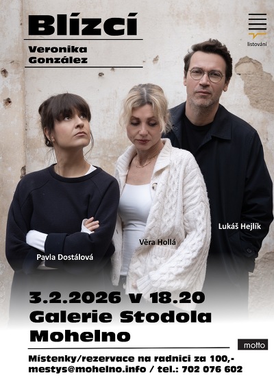 Plakát události Listování: BLÍZCÍ