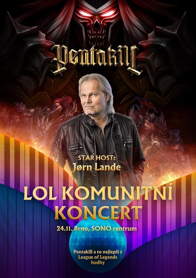Plakát události League of Legends: komunitní koncert