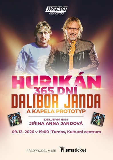 Plakát události Dalibor Janda v Turnově