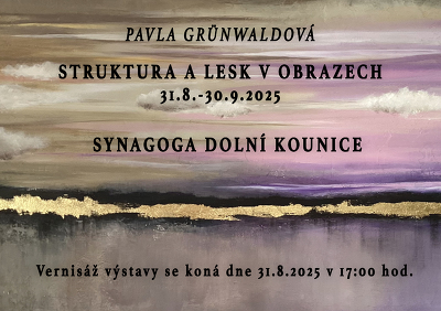 Plakát události Výstava obrazů Pavla Grünwaldová